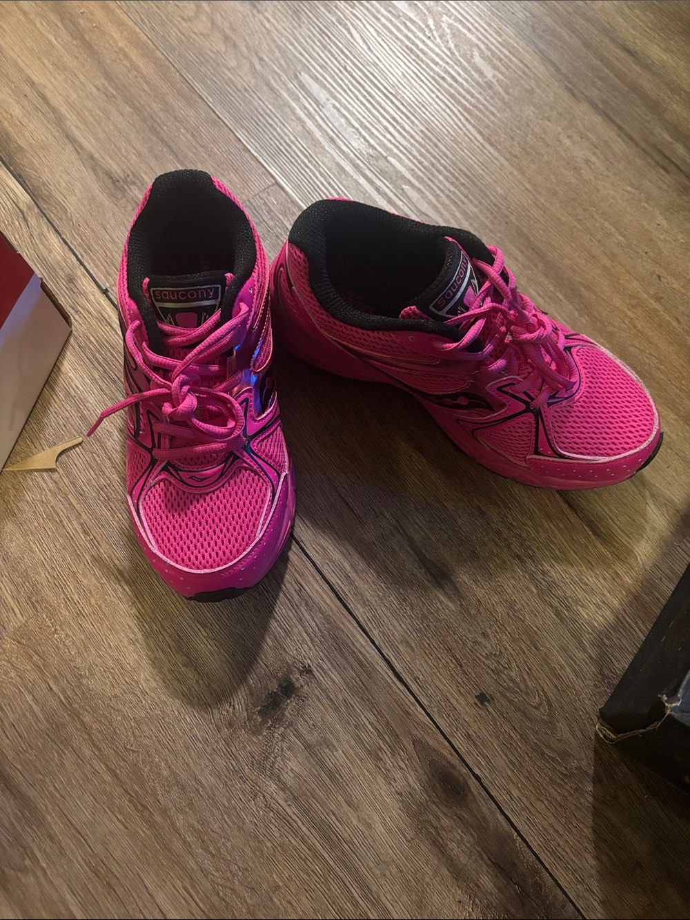 Saucony Hot Pink Girls' Athletic Sneakers